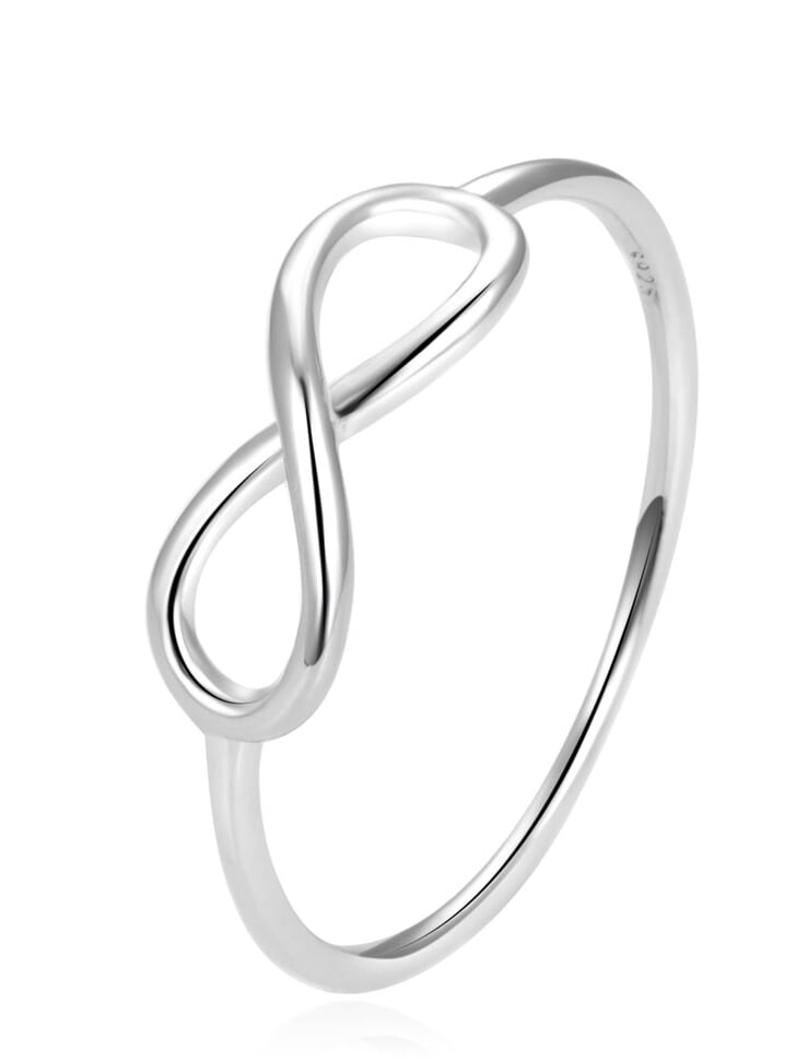Elegantní stříbrný prsten Nekonečno AGG357 Beneto / Obvod: 54 mm - 54 mm
