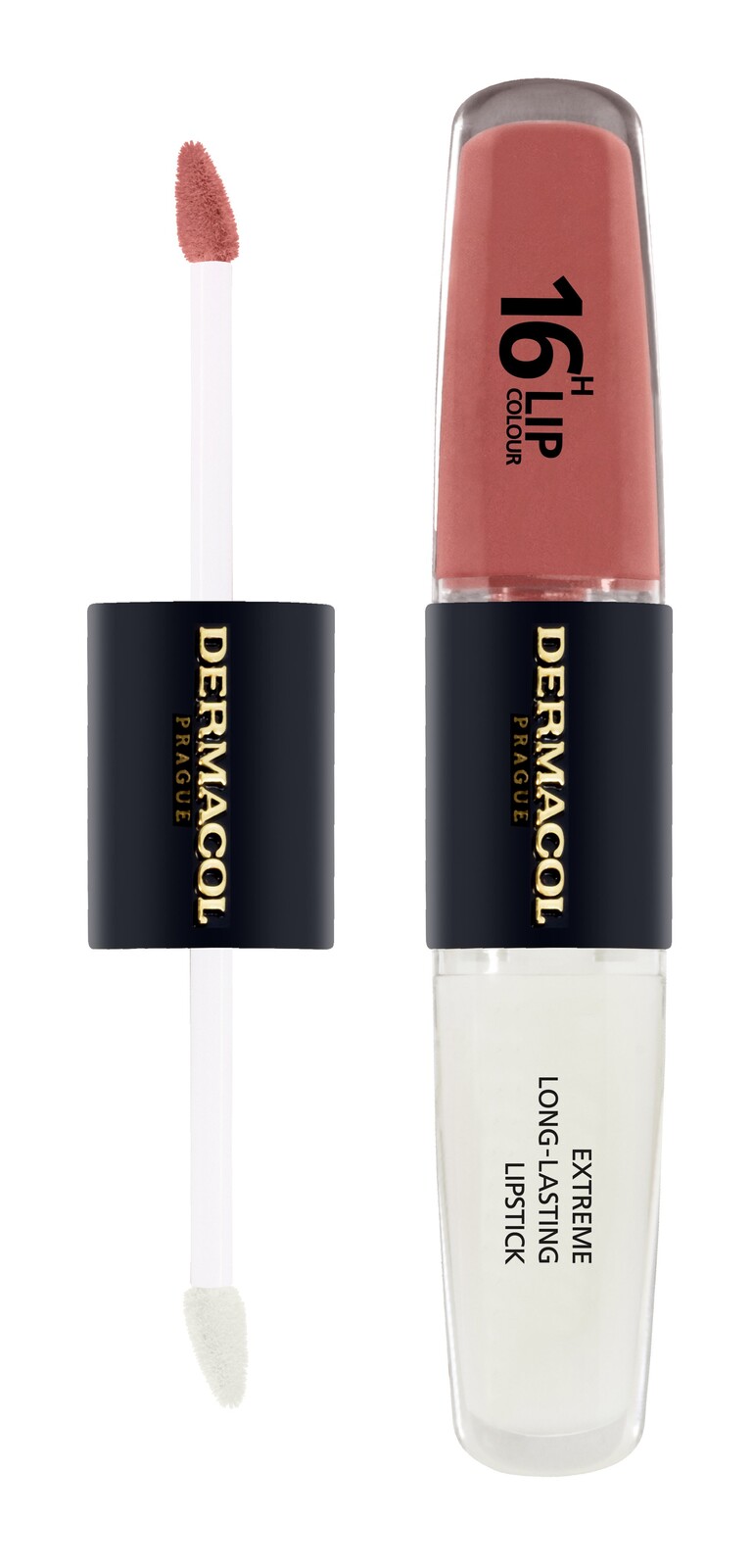 Dlouhotrvající dvoufázová barva na rty a lesk 16H Lip Colour (Extreme Long-Lasting Lipstick) 4 + Dermacol / Odstín: 6 - 4 ml