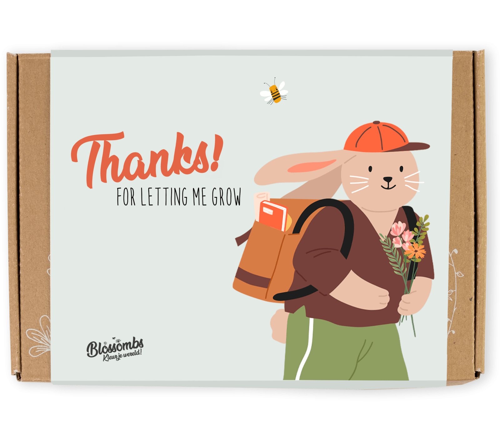 Blossombs Semínkové bomby - Dárková sada menší pro učitele - Zajíček (7 ks)