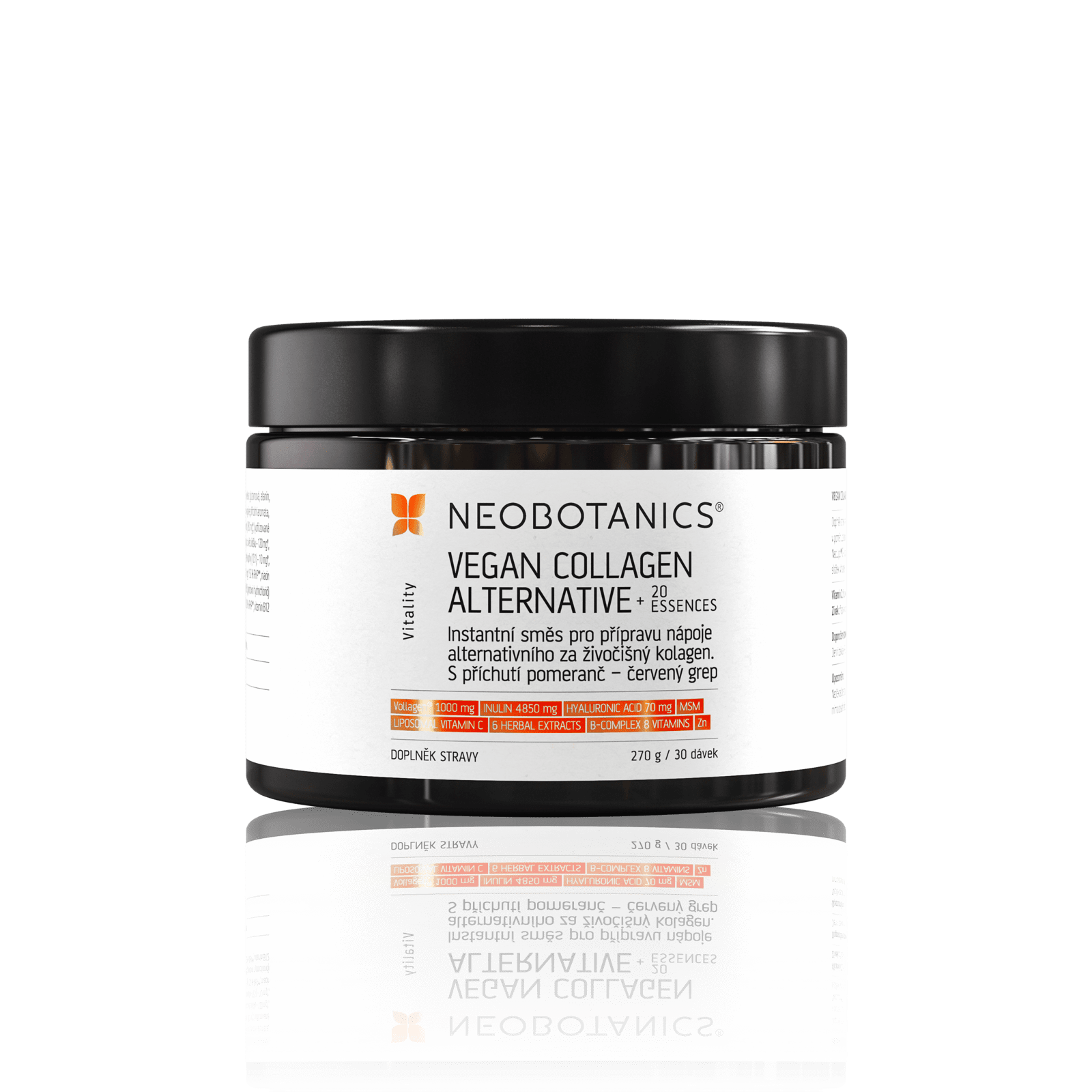 Neobotanics Vegan Collagen Alternative (270 g) - s příchutí pomeranče a červeného grepu