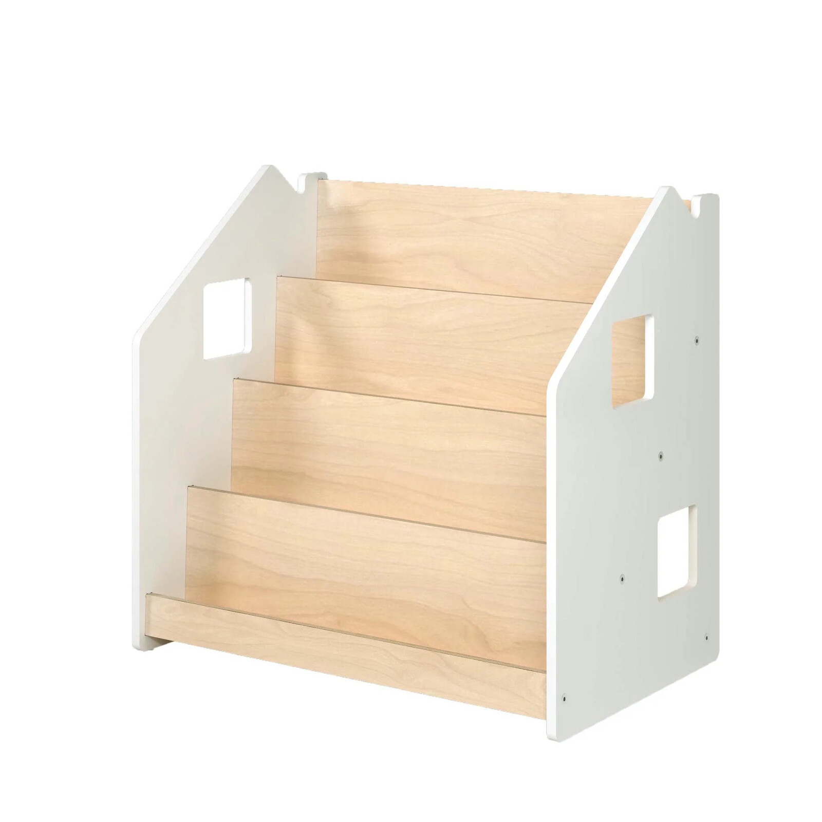 Montessori dětská knihovna – bílá