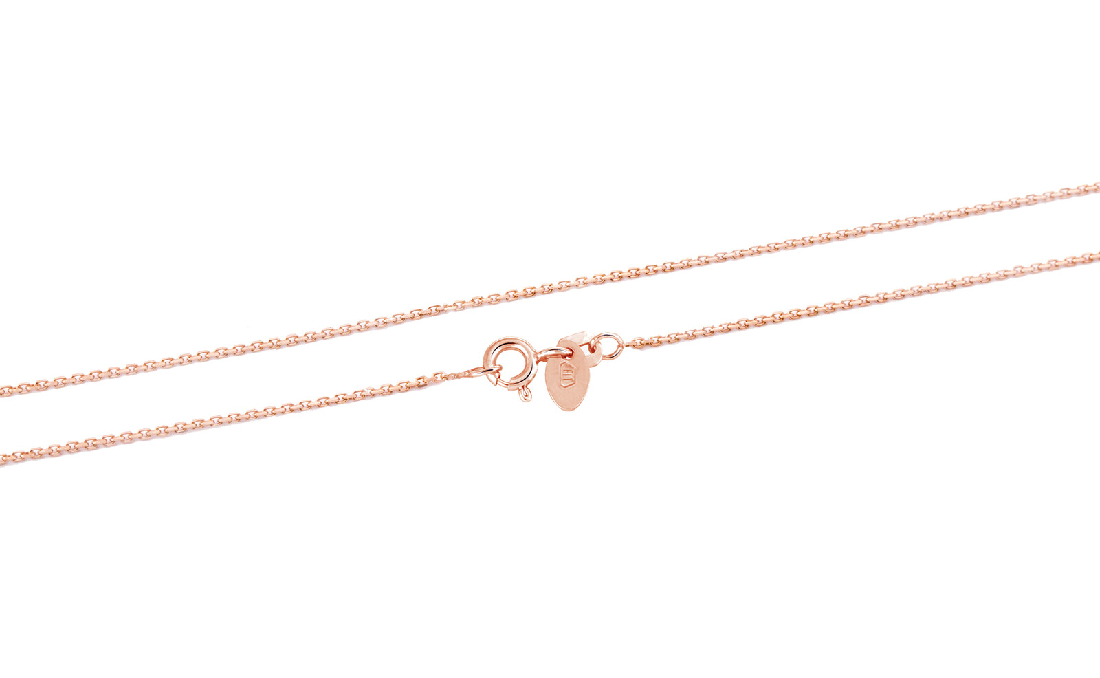 Pozlacený stříbrný řetízek Anker AGS1286-ROSEGOLD Beneto Exclusive / Délka: 42 cm