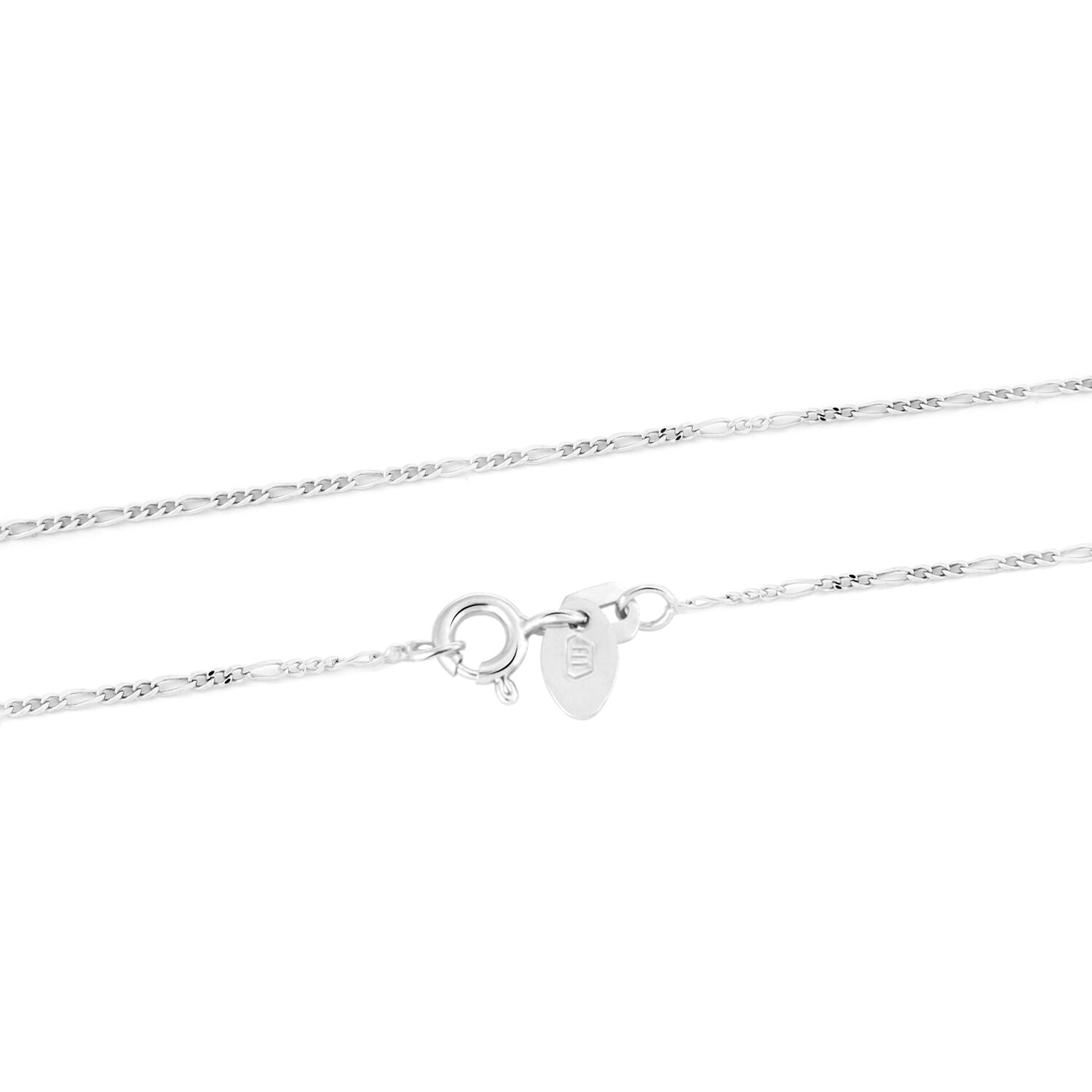 Elegantní stříbrný řetízek Figaro AGS1420 CH Beneto Exclusive / Délka: 50 cm