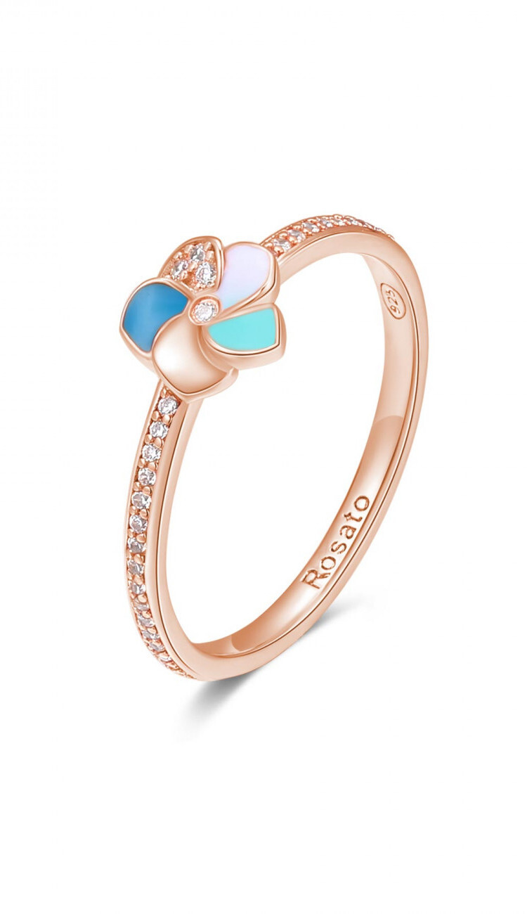 Půvabný bronzový prsten Květina Allegra RZAL006 Rosato / Obvod: 50 mm - 50 mm