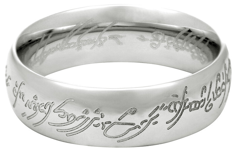 Ocelový prsten moci z Pána prstenů Troli / Obvod: 54 mm - 54 mm