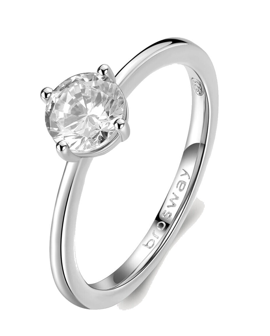 Slušivý stříbrný prsten pro ženy Fancy Infinite White FIW77 Brosway / Obvod: 56 mm - 56 mm