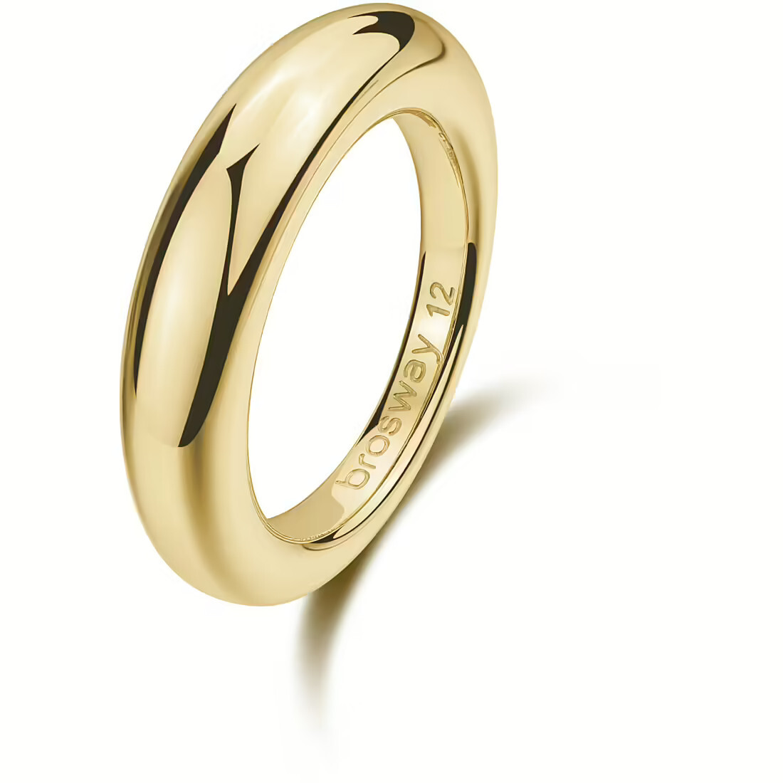 Pozlacený prsten Essential BNL126 Brosway / Obvod: 60 mm - 60 mm