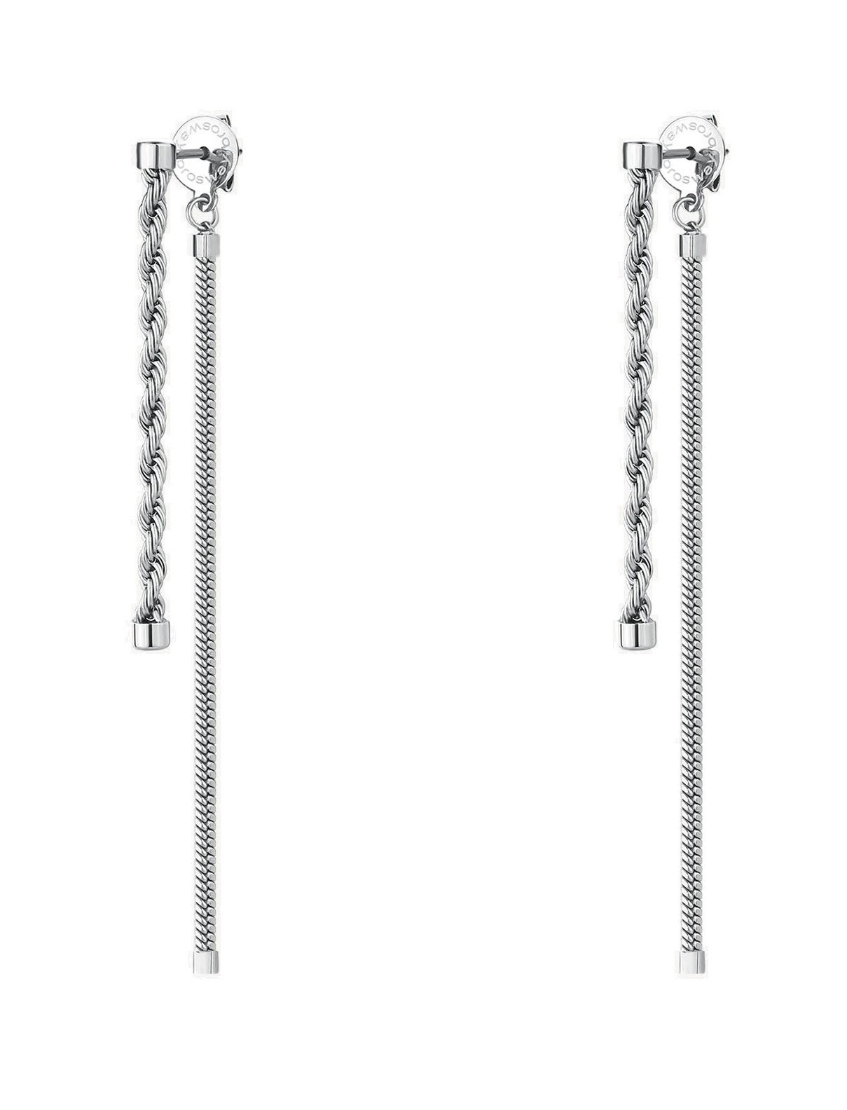 Dlouhé ocelové náušnice 2v1 Essential BNL08 Brosway / Délka: 6 cm