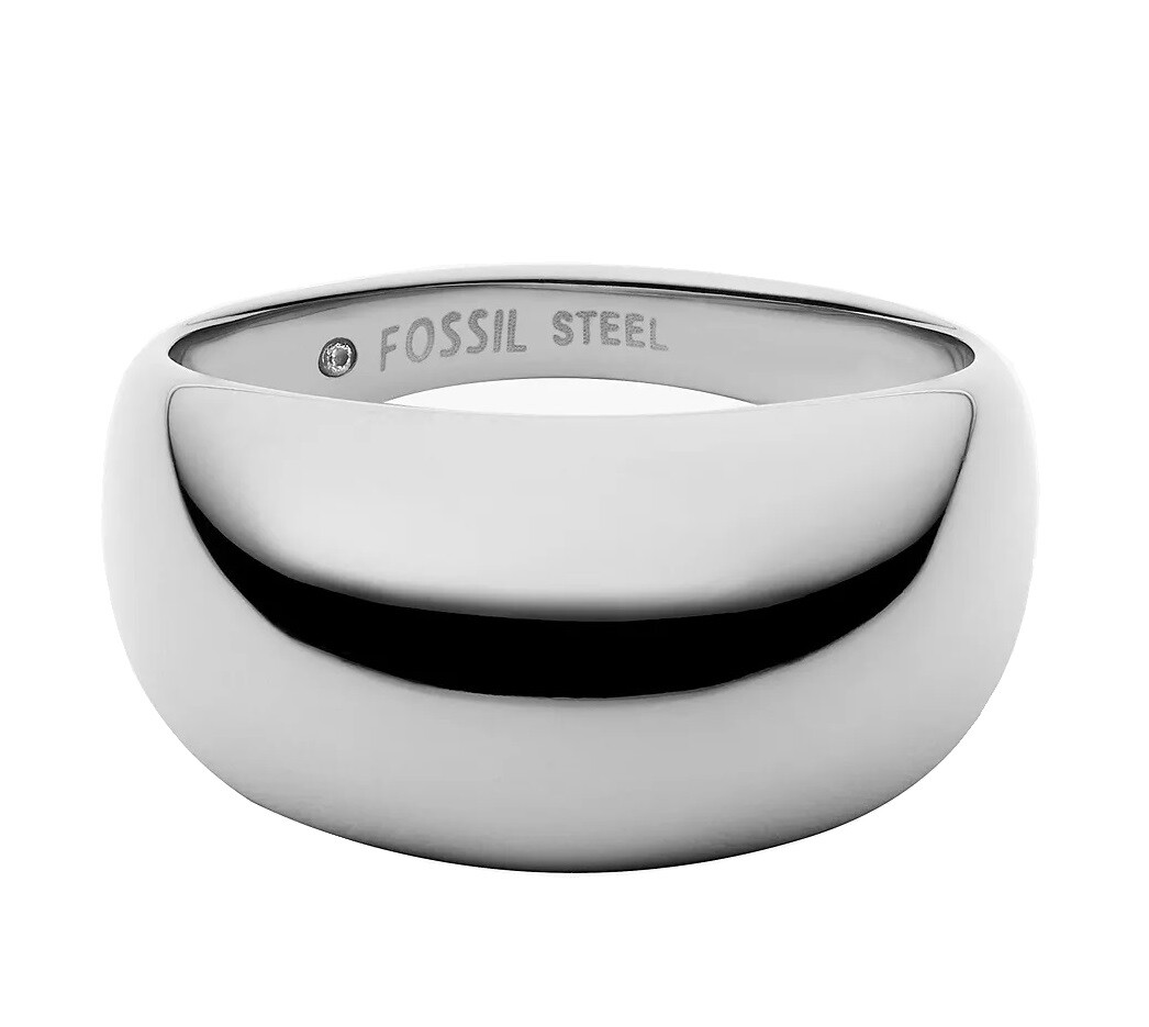 Výrazný ocelový prsten pro ženy Ellis JF04747040 Fossil / Obvod: 54 mm - 54 mm