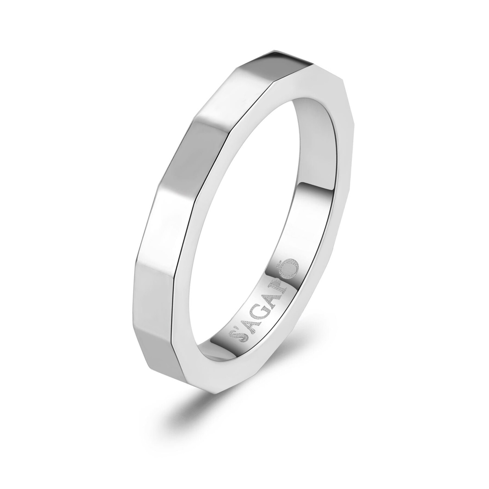 Pánský ocelový prsten For Love SFV48 S Agapo / Obvod: 63 mm - 63 mm