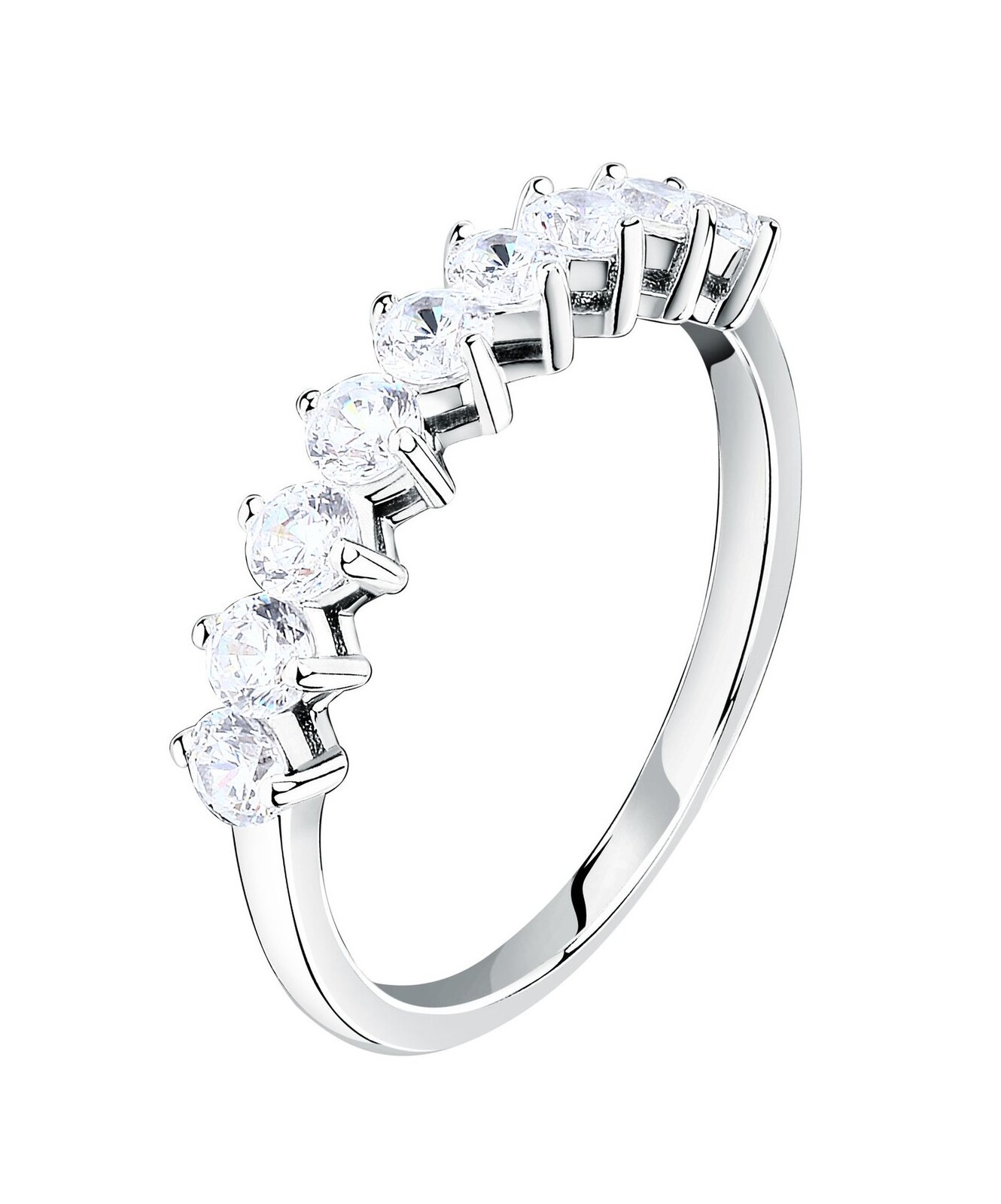 Elegantní stříbrný prsten s kubickými zirkony Tesori SAIW26601 Morellato / Obvod: 52 mm - 52 mm