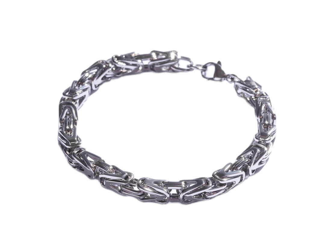 Výrazný pánský náramek z oceli MCGB5060S Marc Malone / Délka: 21 cm