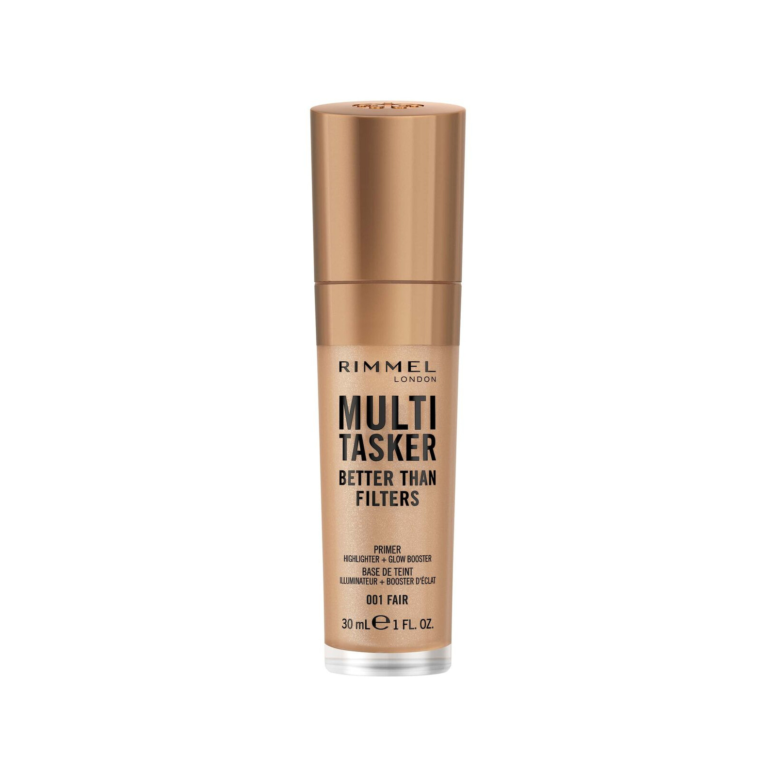 Multifunkční make-up Better Than Filters (Primer + Highlighter + Glow Booster) Rimmel / Odstín: 005 - 30 ml