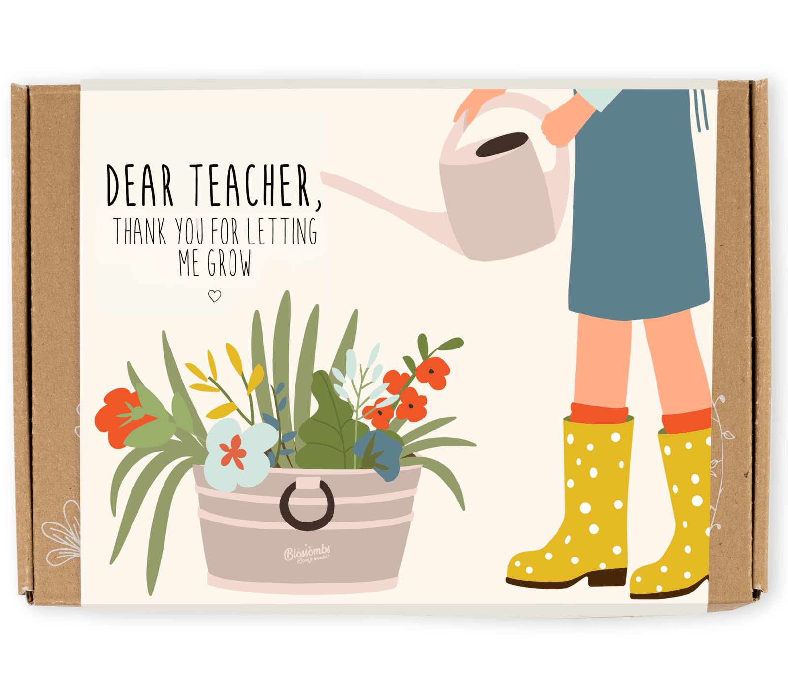 Blossombs Semínkové bomby - Dárková sada menší pro učitele - Květiny (7 ks)