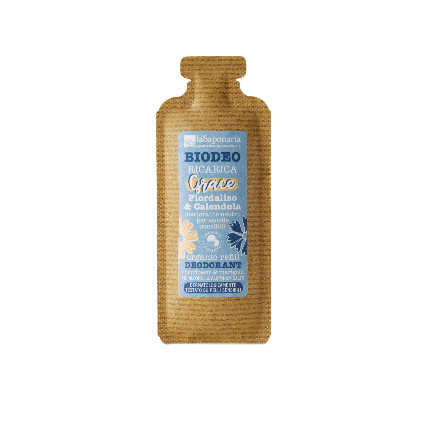 laSaponaria Náplň do roll-on deodorantu Grace - bez vůně BIO (40 ml) - pro citlivou pleť