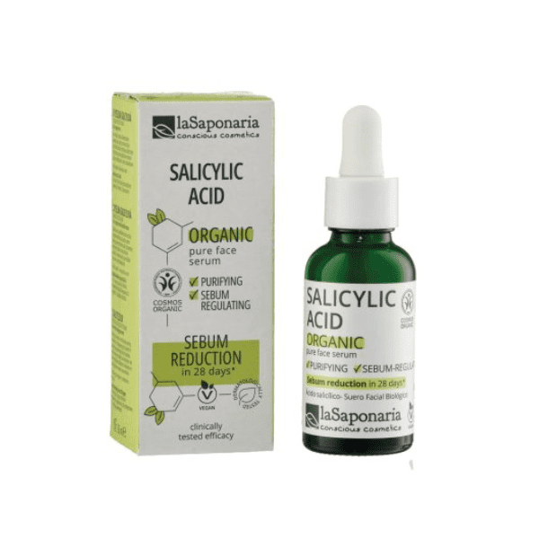 laSaponaria Pleťové sérum - Kyselina salicylová BIO (30 ml) - pro pleť se sklony k akné