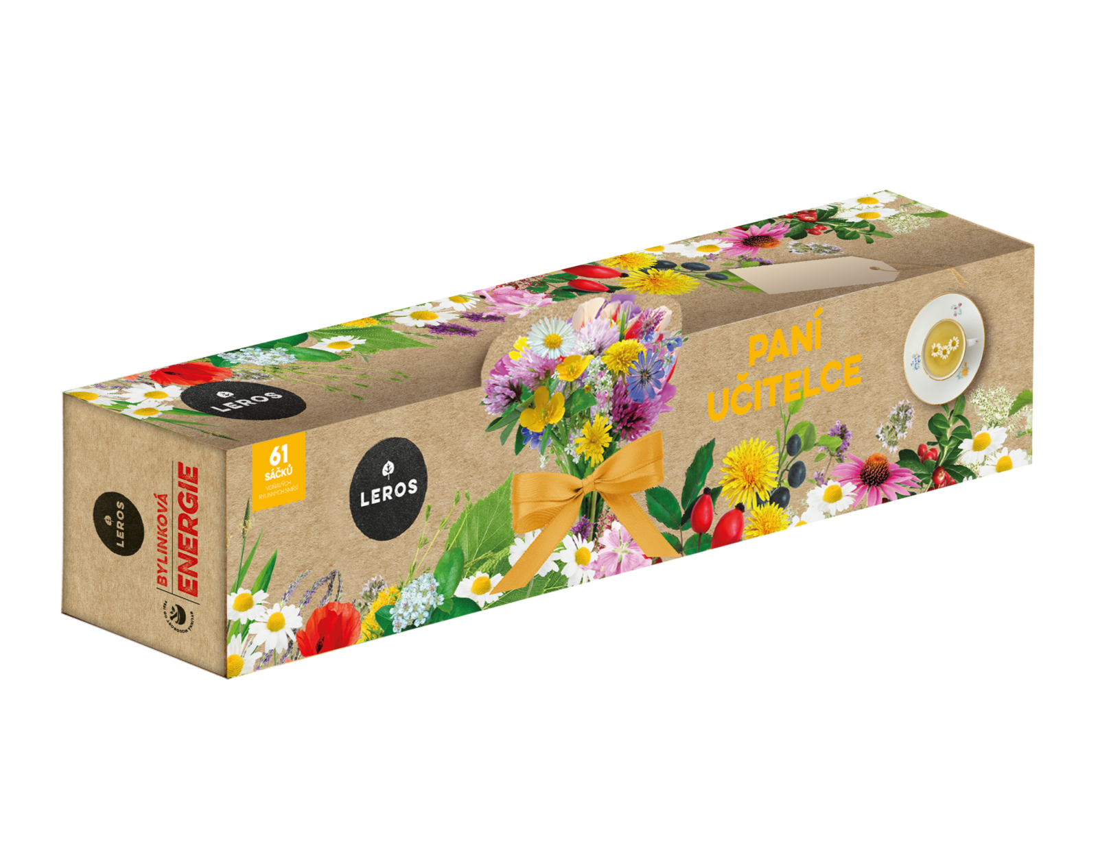 LEROS Dárková sada (3 x 20 nálev. sáčků) - Paní učitelce - ideální dárek ke konci škol. roku