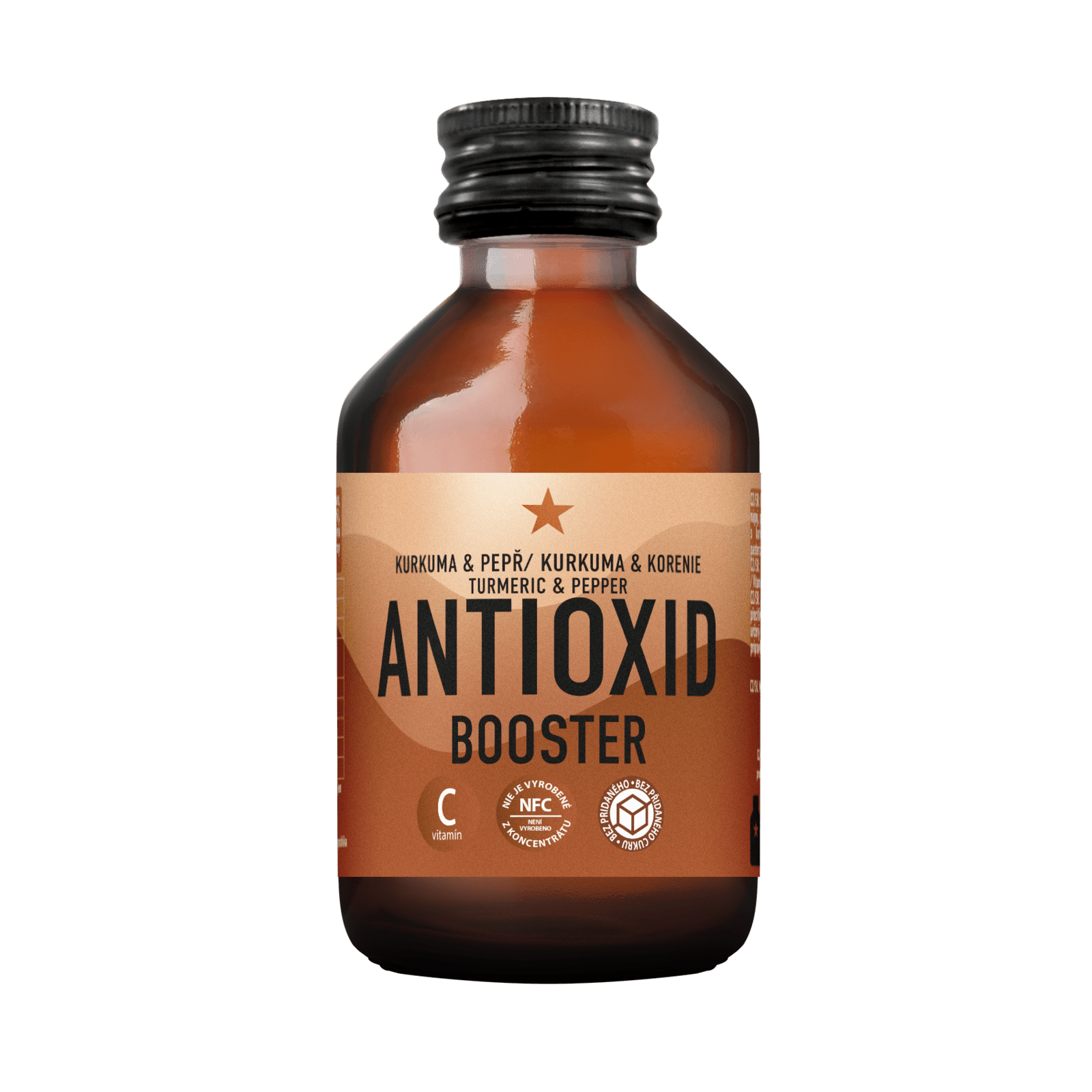 LEROS Healthy booster Kurkuma & Pepř Antioxid shot (100 ml) - pro očištění těla