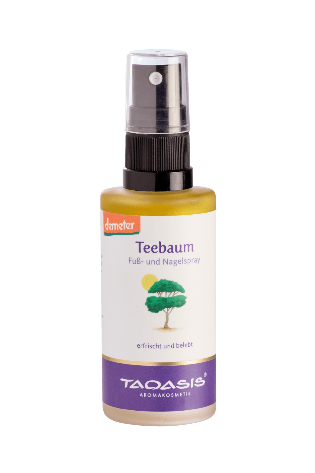 TAOASIS Sprej na nohy s tea tree BIO (50 ml) - osvěžuje, chladí a potlačuje zápach