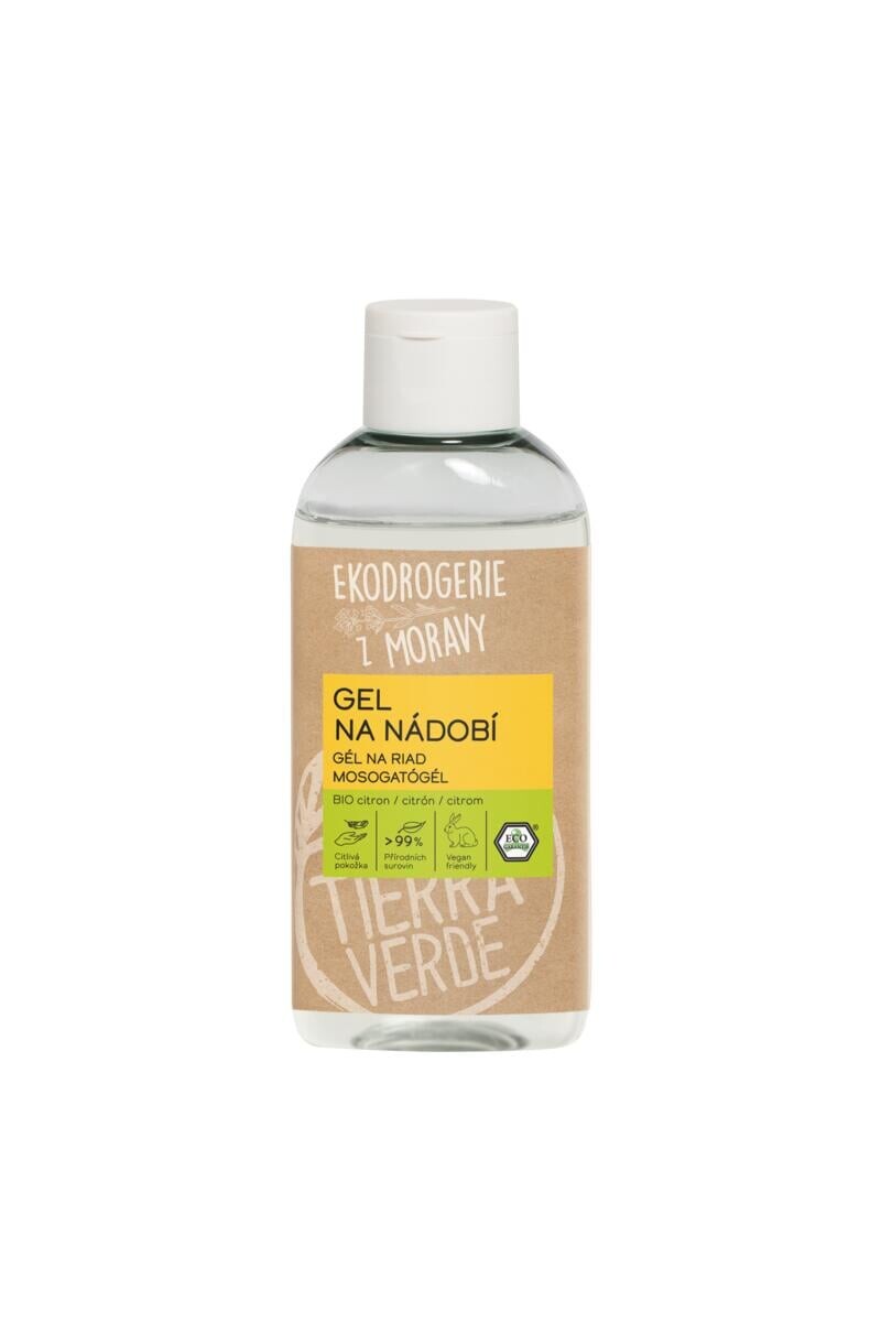 Tierra Verde Gel na nádobí - BIO citron 100 ml