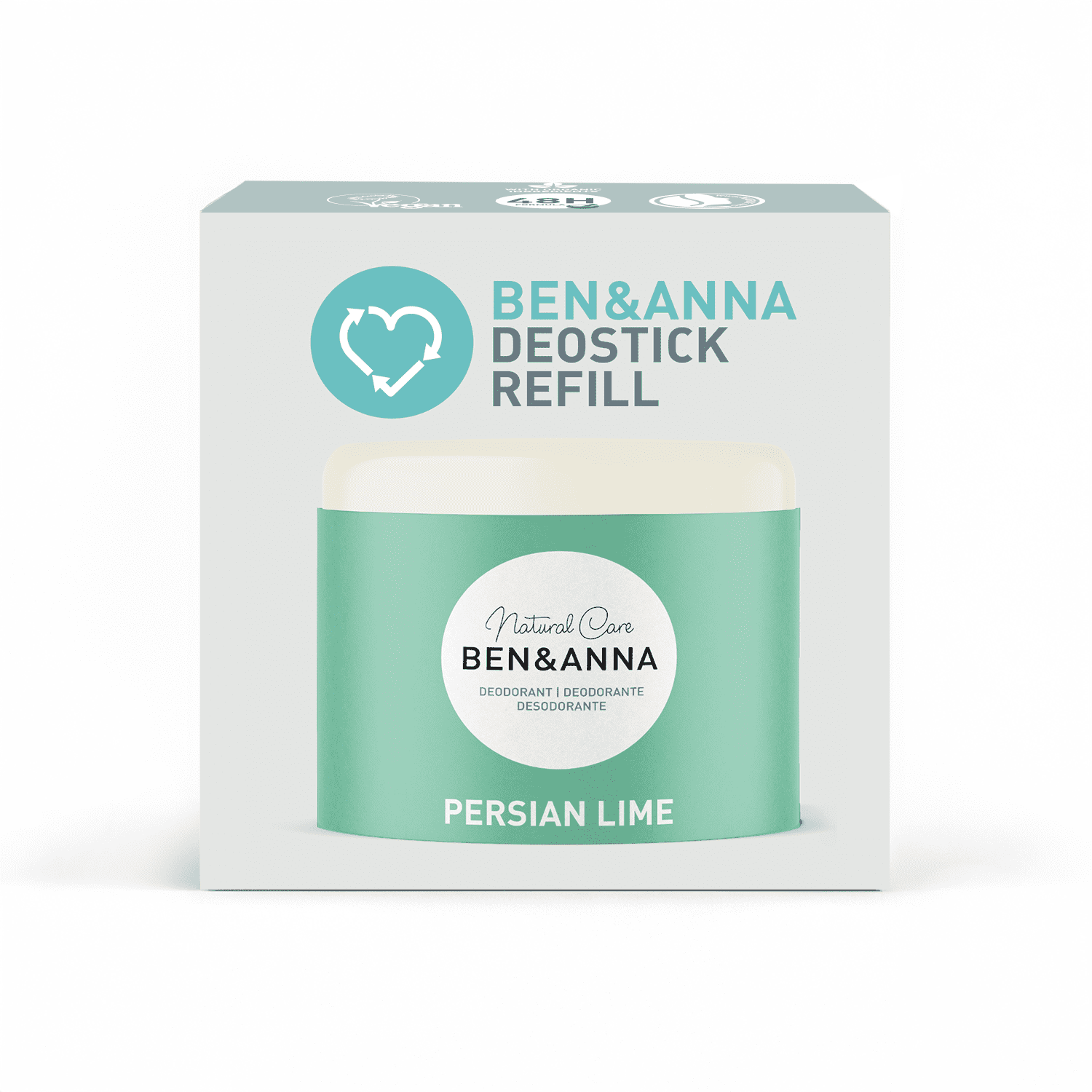 Ben & Anna Refill deodorant (40 g) - Perská limeta - náhradní náplň do aplikátoru