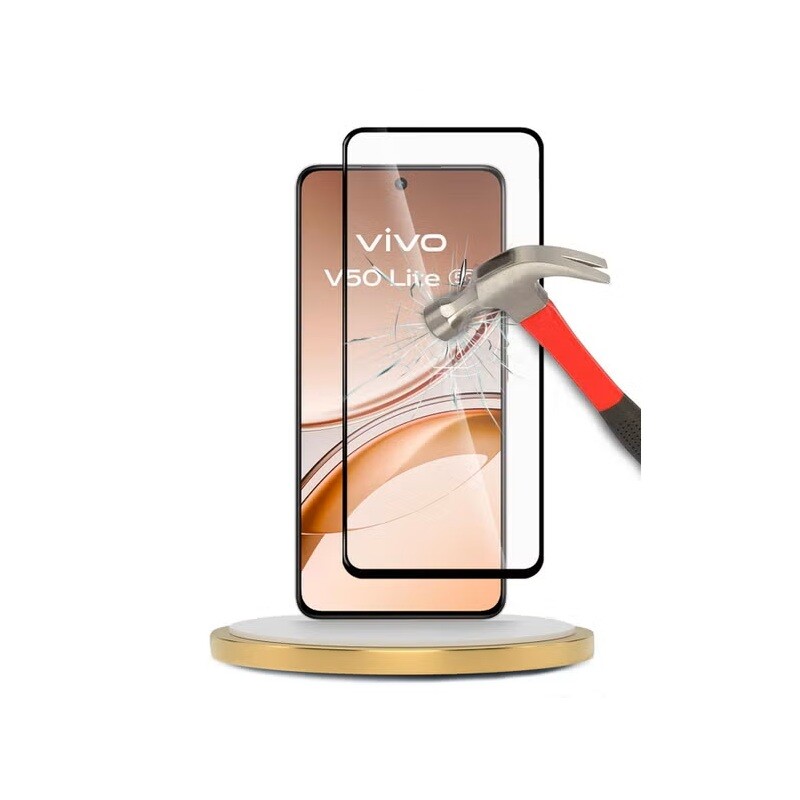Screen Glass Vivo V50 Lite 5D Full Glue zaoblené černé 1036401