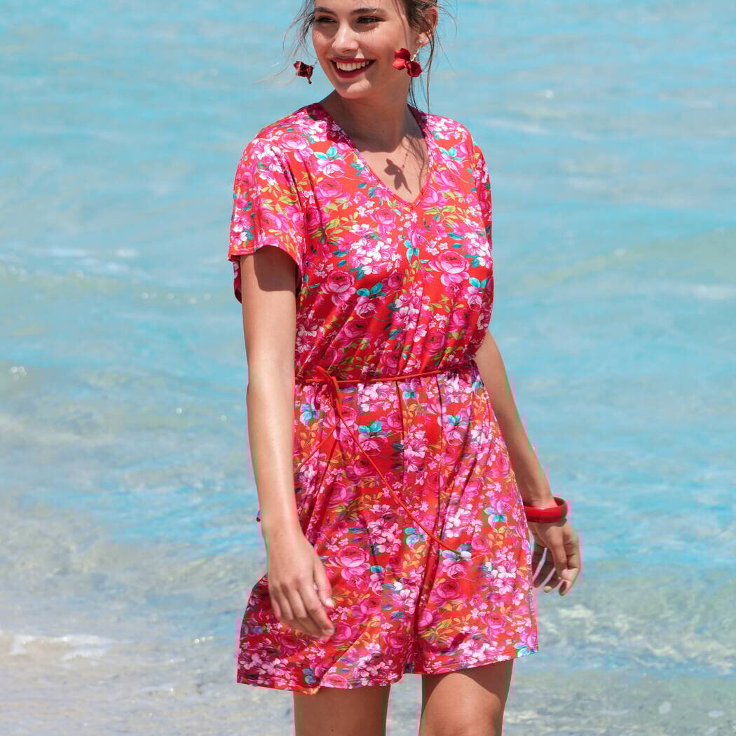 Tunika ANTIGEL (ESB4480-03), Barva červená, Velikost S