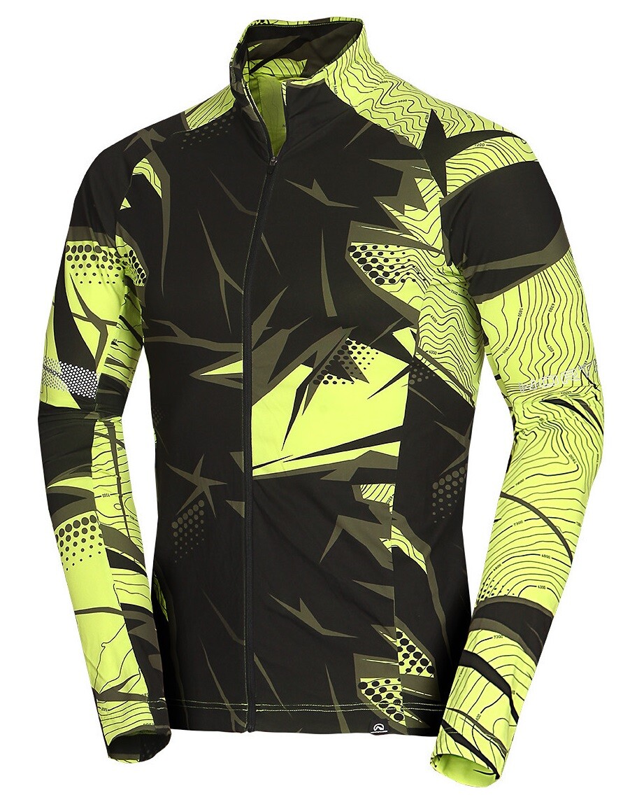 Northfinder BUKOVEC 1 pánská mikina MI-36251SKP-553 limegreenblack Velikost: M 8584153577739