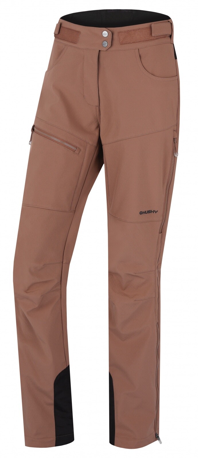 Husky Dámské softshell kalhoty Keson L brown Velikost: L