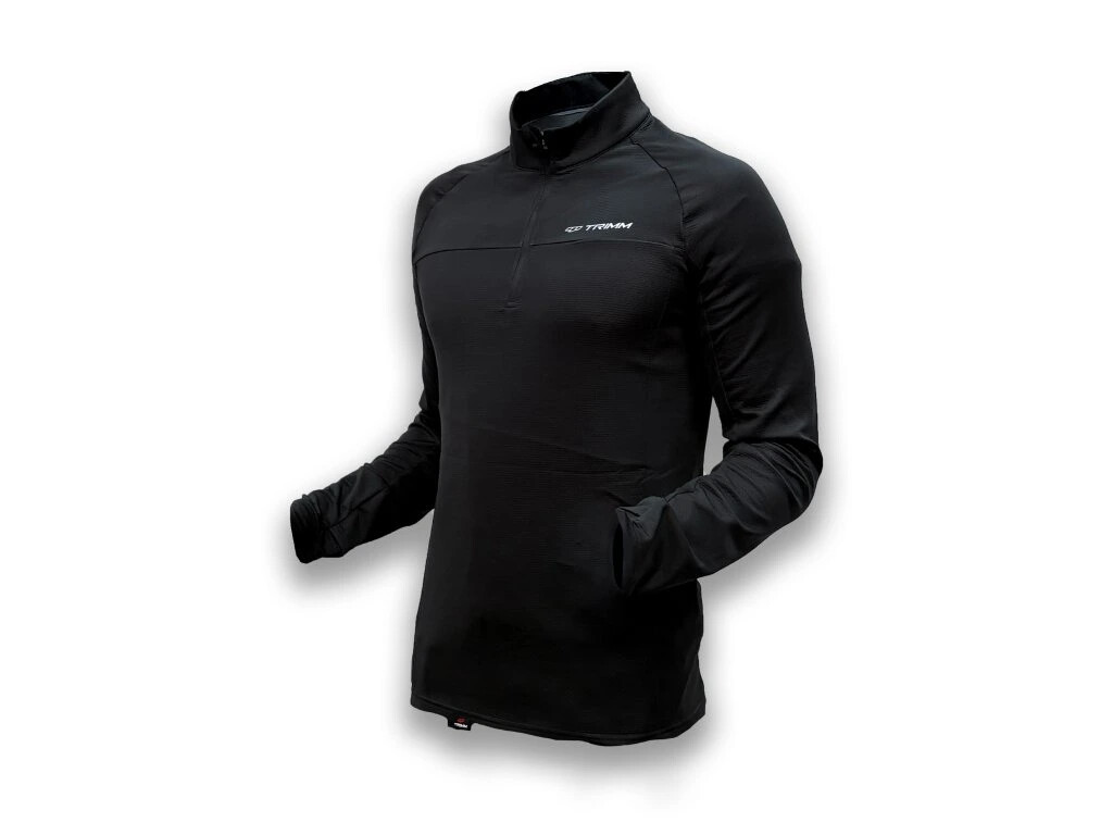 Trimm mikina CUBE grafit black Velikost: S