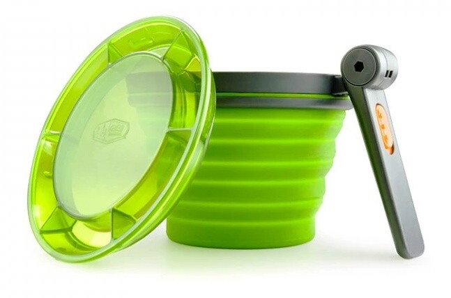 GSI Outdoors Collapsible Fairshare Mug green skládací hrnek 090497792038