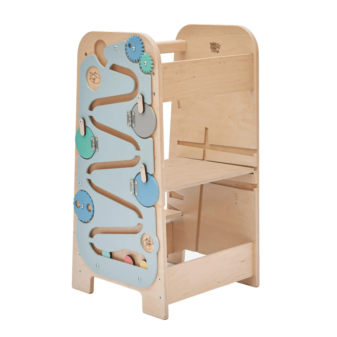 Rostoucí učící věž 5v1 Play, 75cm - mátová