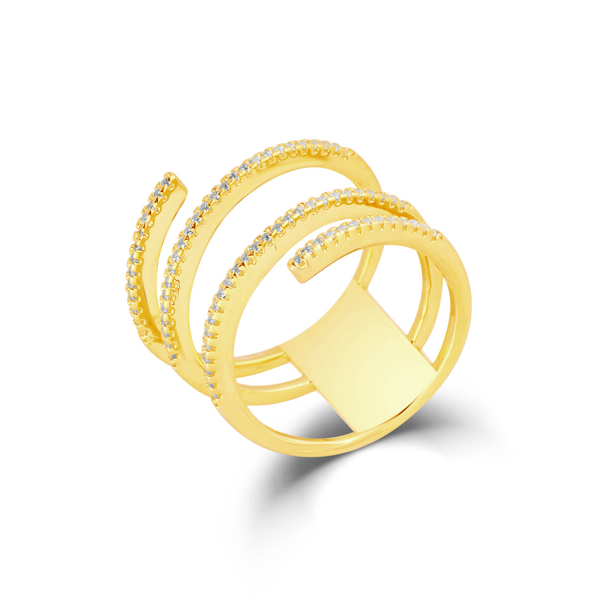 Prsten se syntetickými kameny 626-488-0114 54