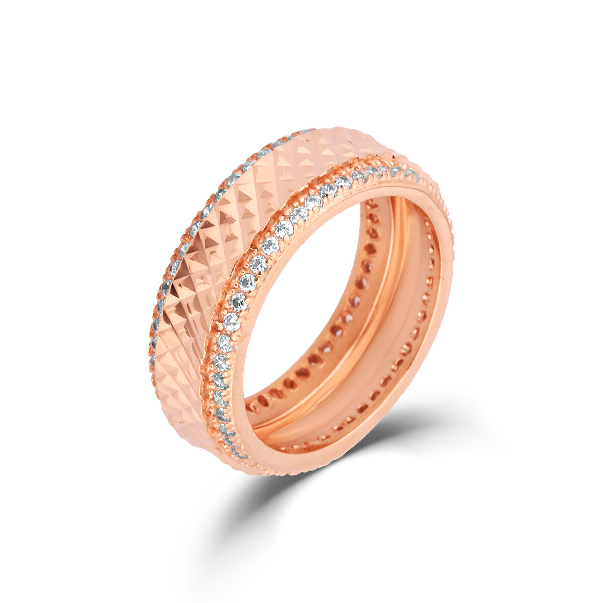 Prsten se syntetickými kameny 626-488-0748 54