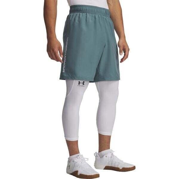 Under Armour WOVEN WORDMARK Pánské kraťasy, světle zelená, velikost S