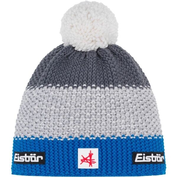 Eisbär STAR POMPON Univerzální zimní čepice, šedá, velikost