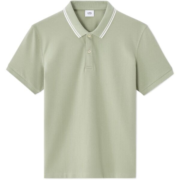 CELIO LEPRIME Pánské polotričko, světle zelená, velikost