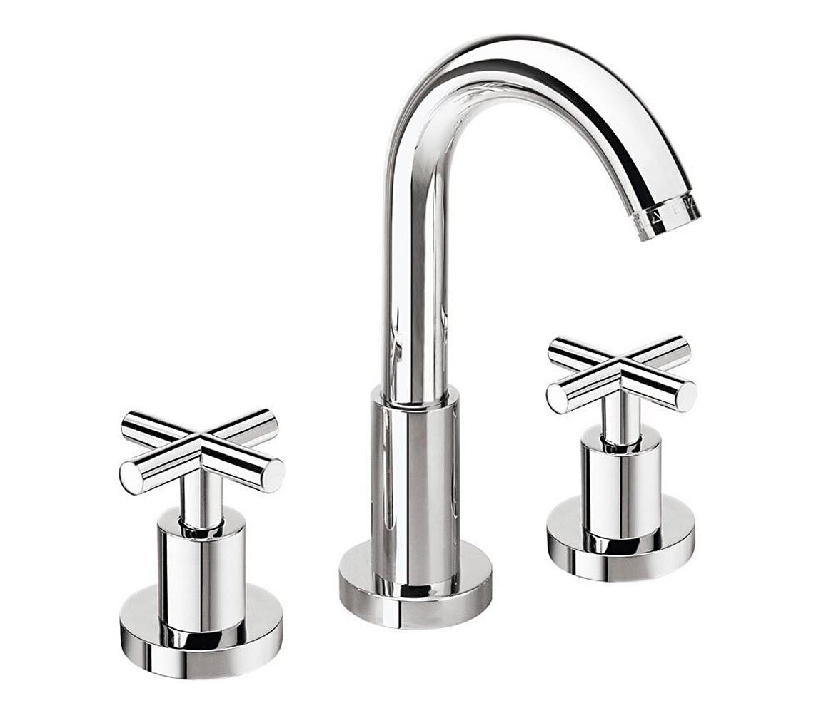 Sapho - Umyvadlová baterie 3-otvorová AXIA 23,8 cm lesklý chrom 502/S