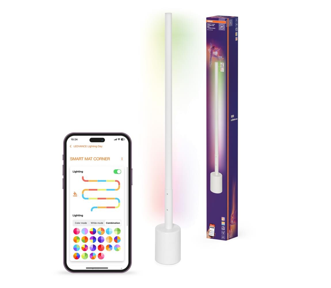 Osram - LED RGBW Stmívatelná stojací lampa SMART+ FLOOR LED/8W/230V Wi-Fi +DO 4099854472138