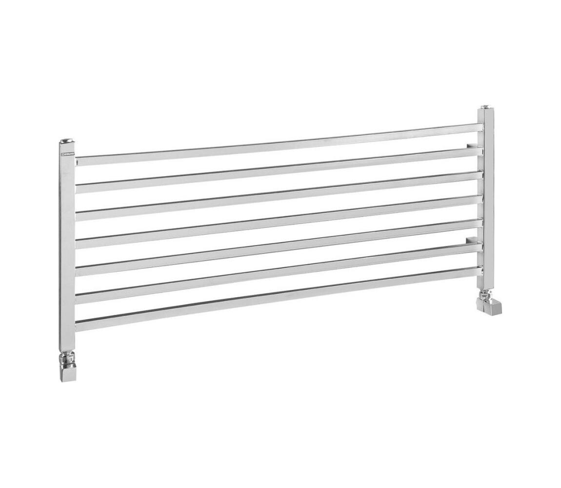 Sapho - Koupelnový radiátor METRO 295W/230V 100x45 cm lesklý chrom 0411-10