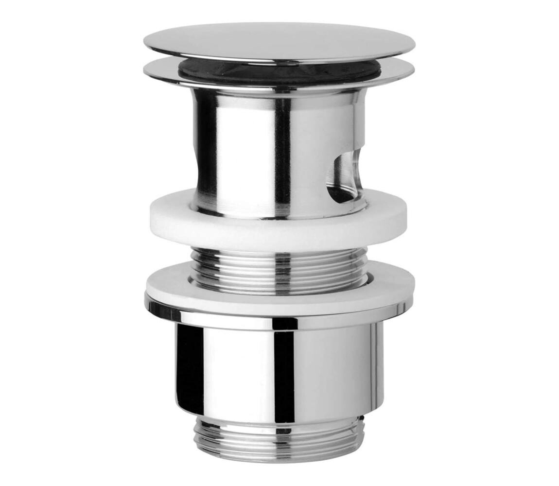 JIKA H3917100040001 - Umyvadlová výpusť CLICK-CLACK pr. 6,3 cm lesklý chrom H3917100040001