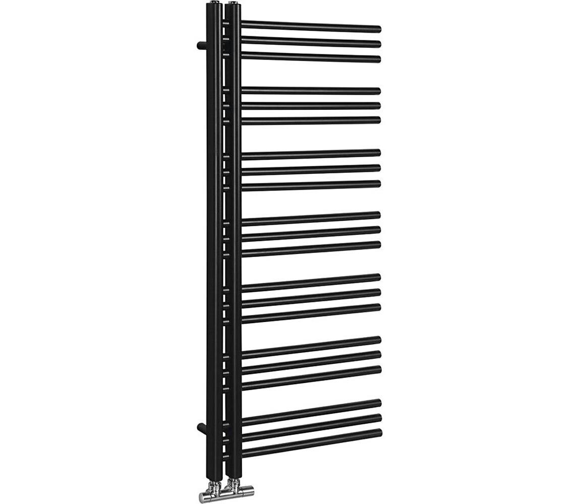 Sapho - Koupelnový radiátor DORLION 400W/230V 50x120 cm matná černá 1130-21