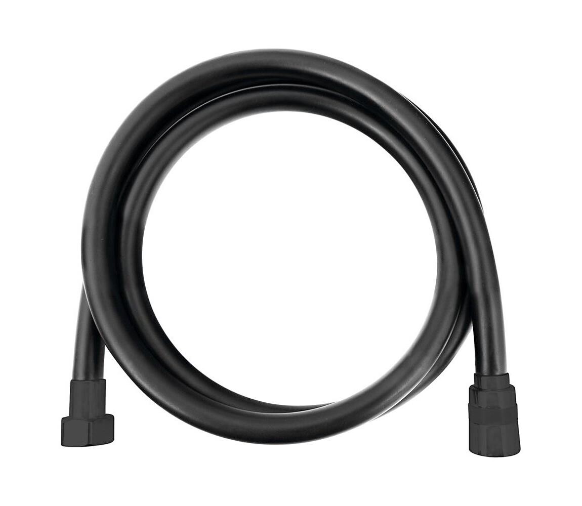 Sapho - Sprchová hadice SOFTFLEX 200 cm matná černá 1208-27