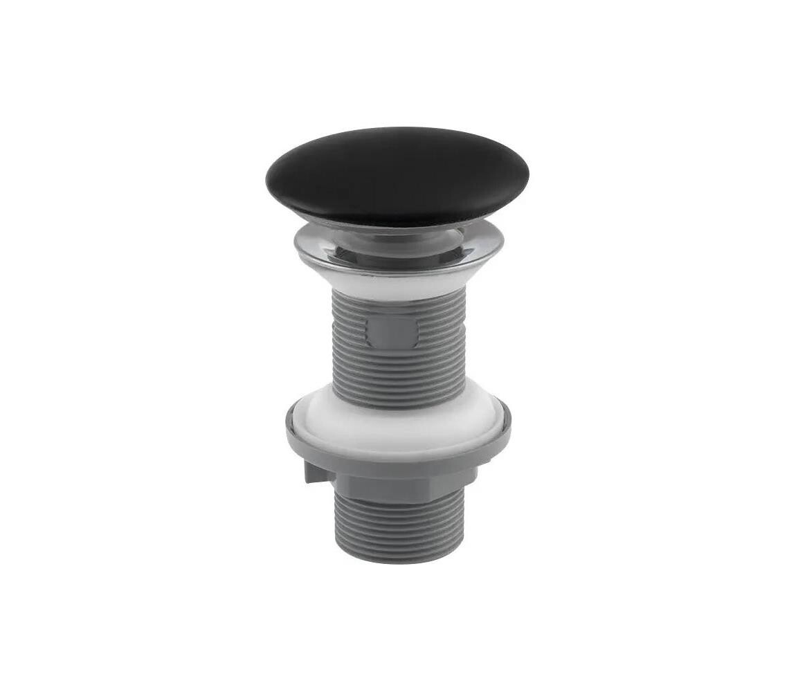 Isvea - Umyvadlová výpusť pr. 7,2 cm matná černá 38TP0163I