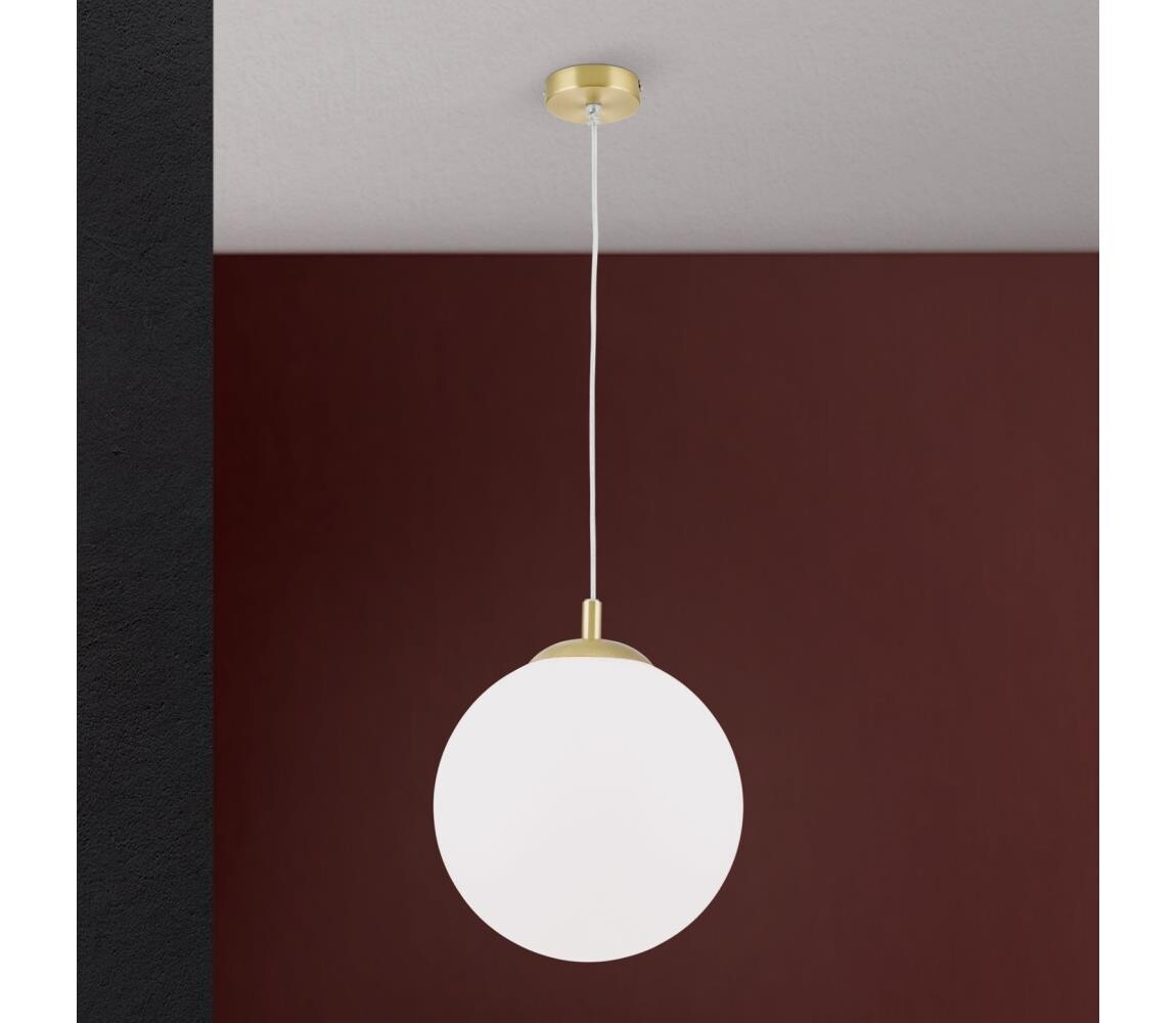 Orion - Lustr na lanku MADIS 1xE27/60W/230V zlatá HL 6-1691/1 MS-matt