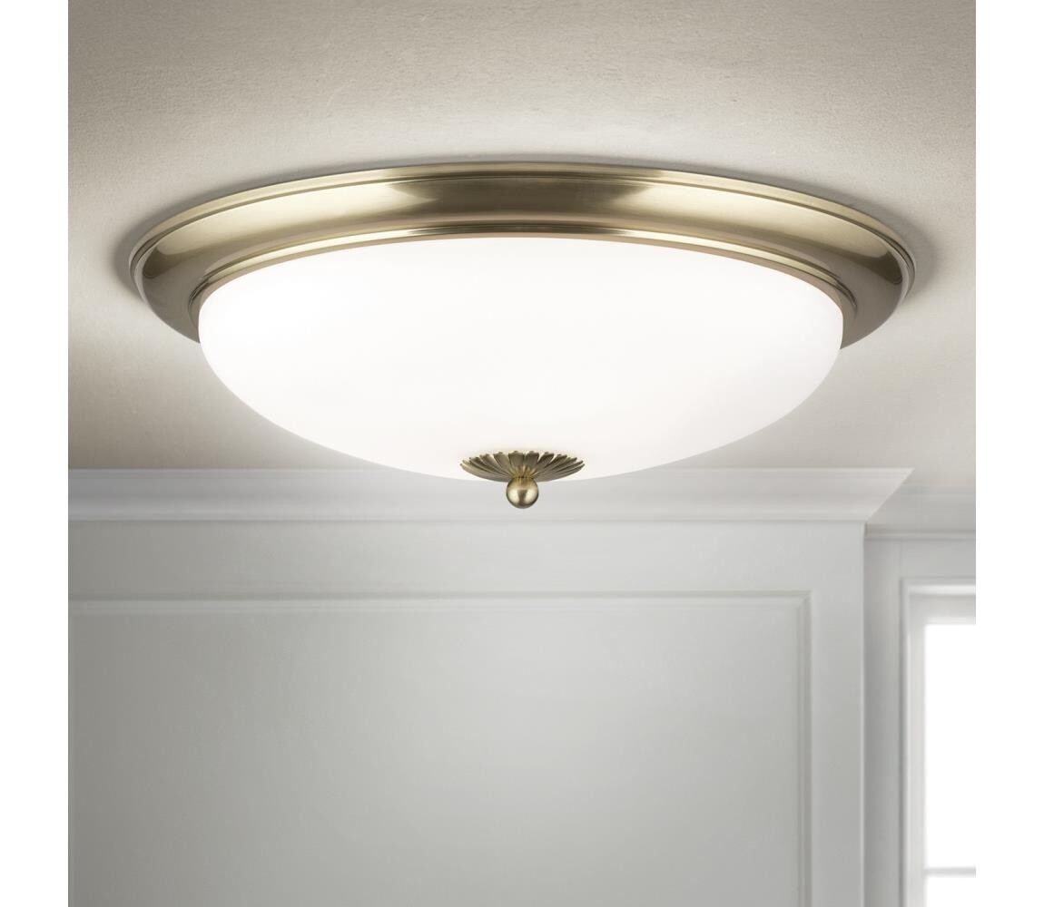 Orion - Stropní svítidlo EMPIRA 3xE27/40W/230V pr. 48 cm mosaz DL 7-792/47 MS-matt