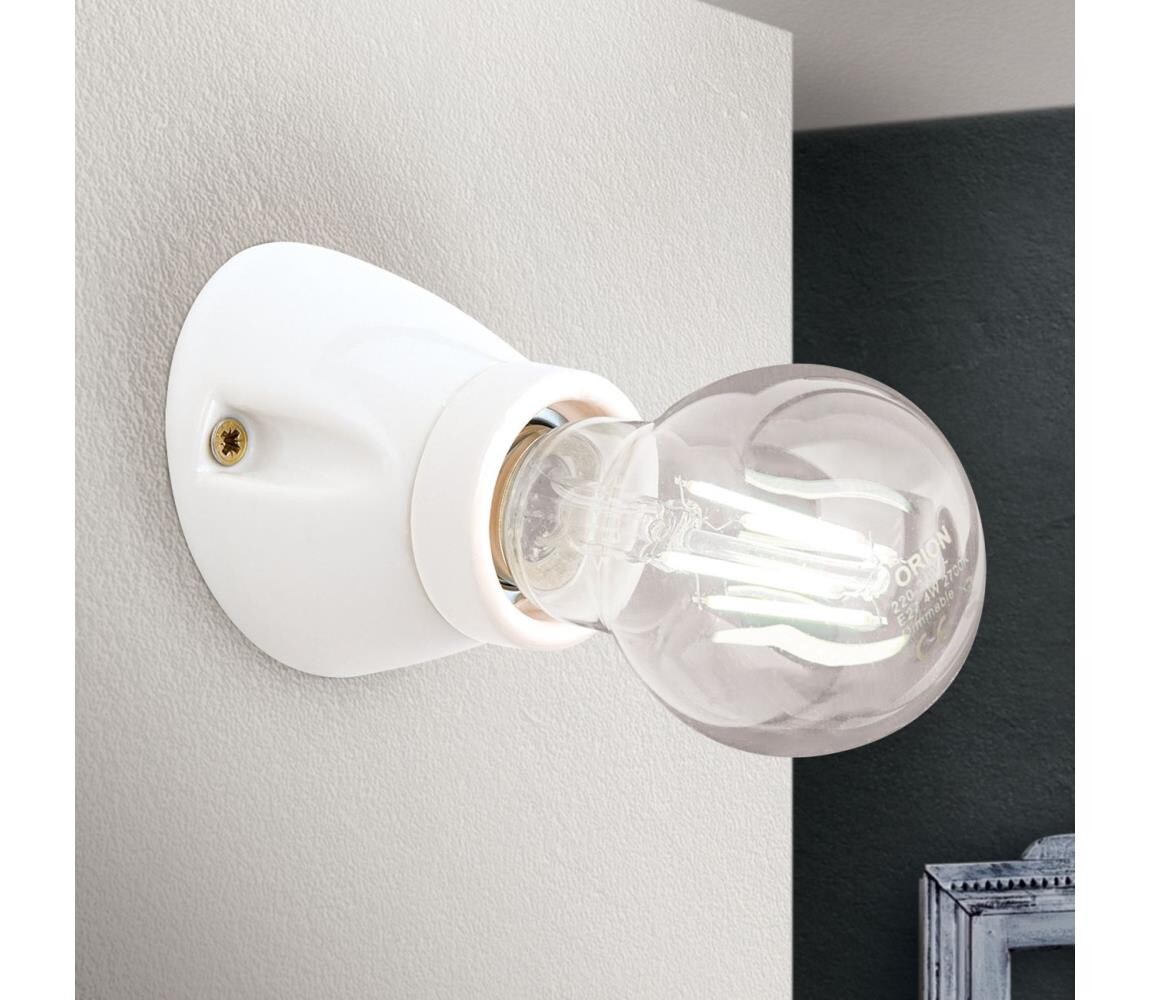 Orion - Nástěnné svítidlo FROST 1xE27/60W/230V bílá WA 2-1367 weiß/Kera
