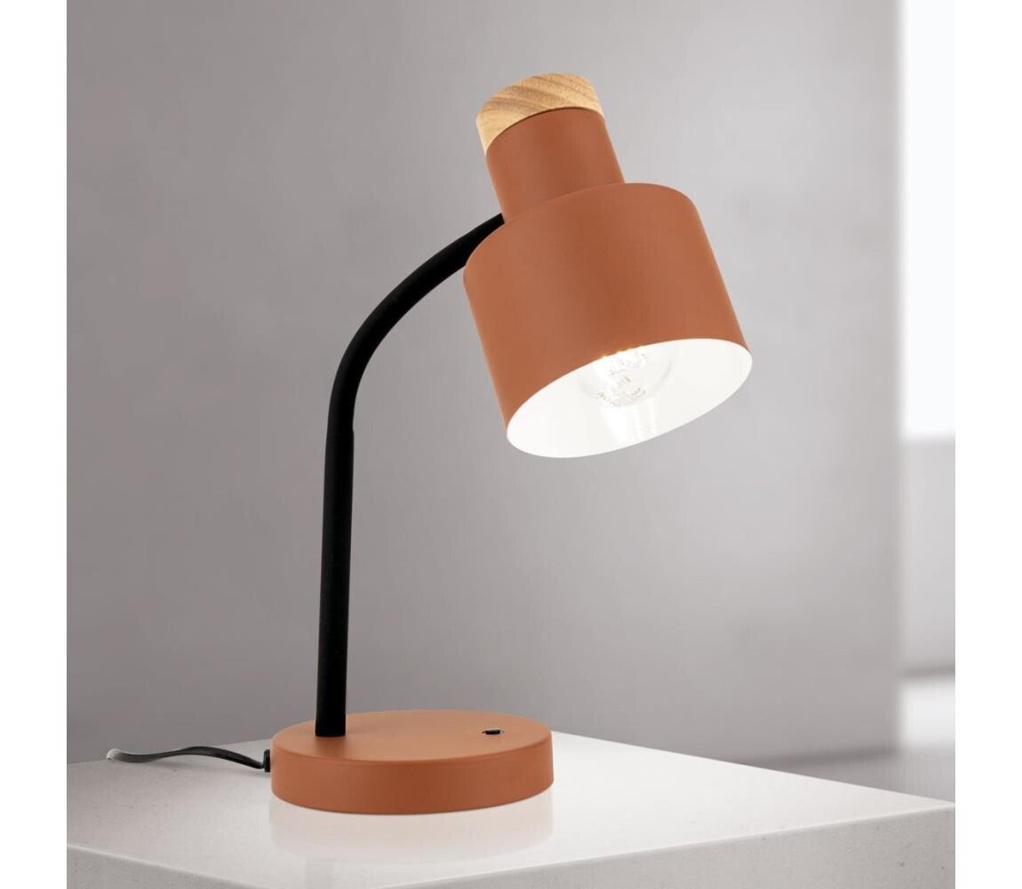 Orion - Stolní lampa GILI 1xE27/40W/230V cihlová LA 4-1233/1 korallenrot