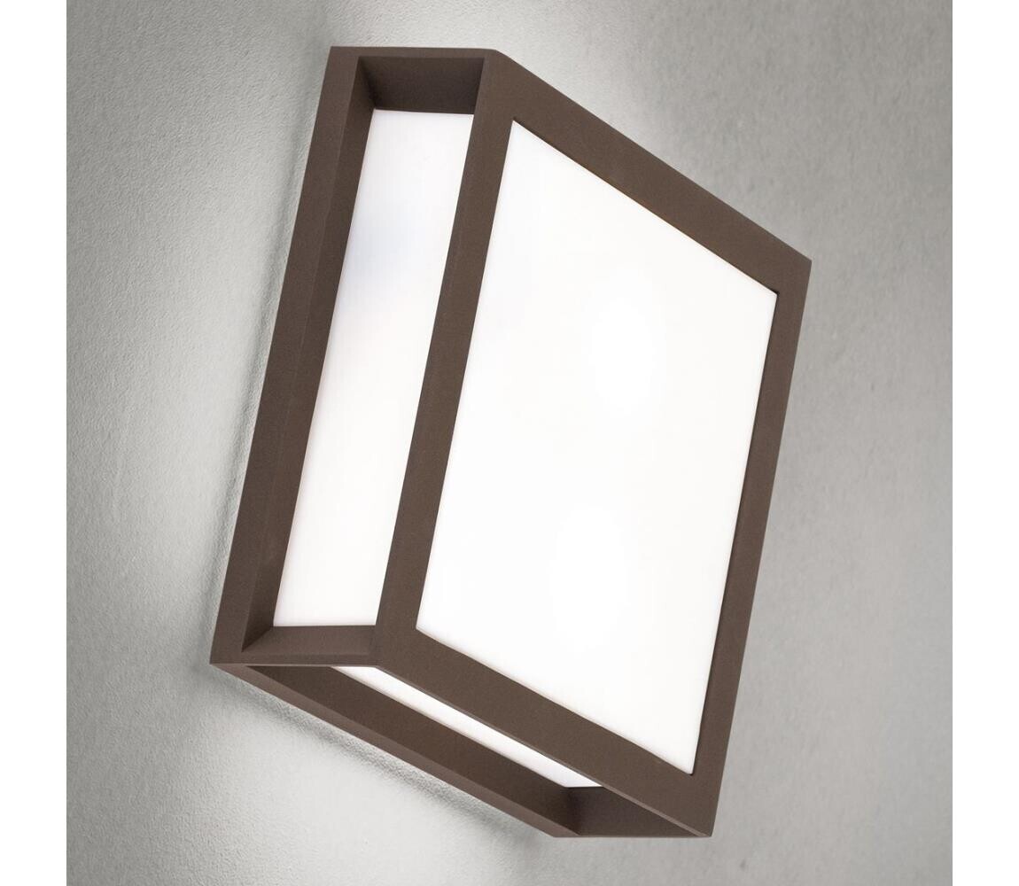 Orion - Venkovní svítidlo HENRY 2xE27/15W/230V IP44 hnědá AL 11-1195 corten