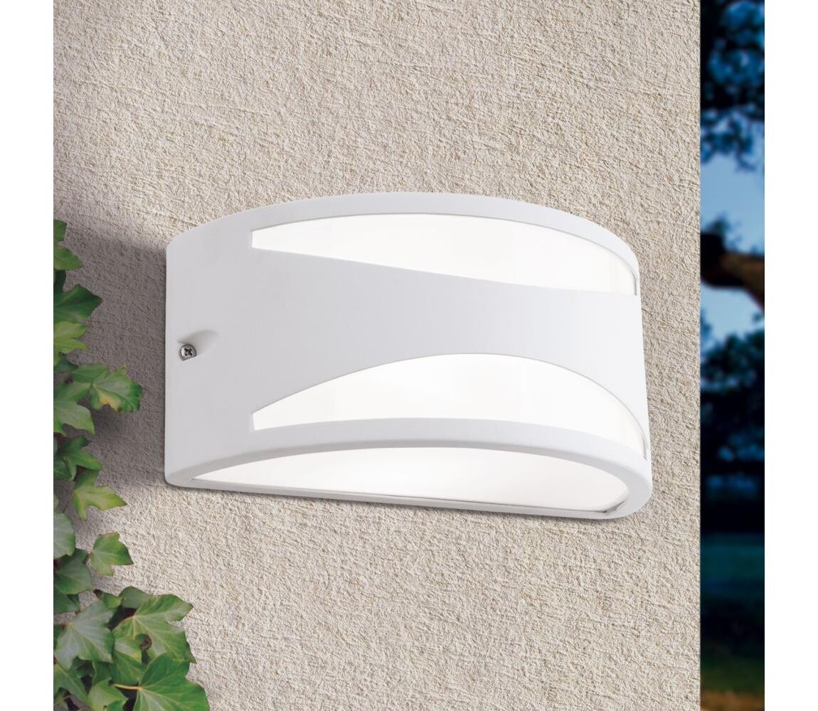 Orion - Venkovní nástěnné svítidlo SHELL 1xE27/40W/230V IP54 bílá AL 11-1193 weiß